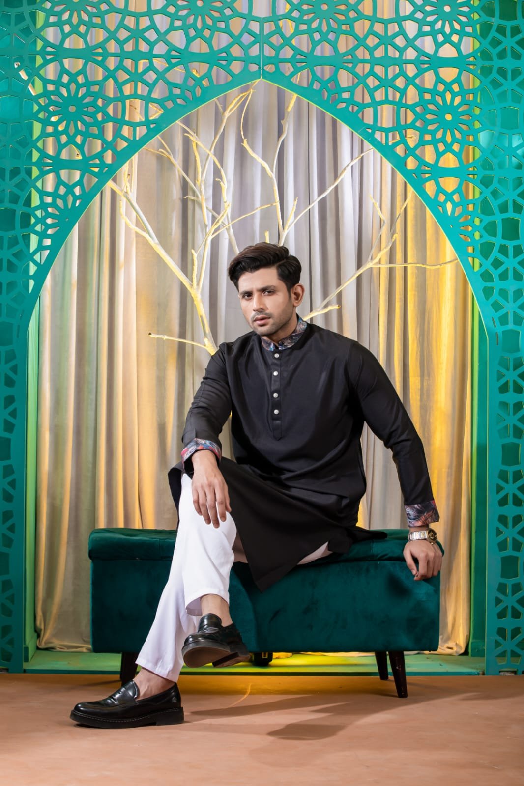 Black  Panjabi/ Code 202